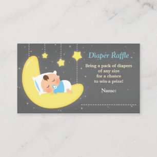 Carte D'accompagnement Billets de tombola couche culotte mignonne Twinkle