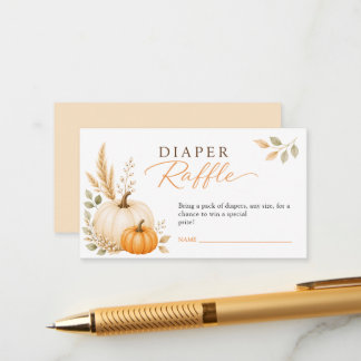 Carte D'accompagnement Billets de tombola de couches pour Baby Shower Cit