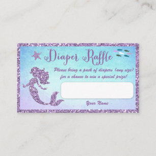 Carte D'accompagnement Billets de tombola de couches pour Baby Shower Sir