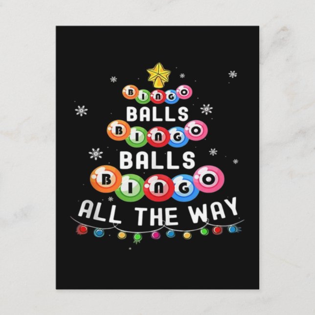 Carte D'accompagnement Bingo Balls Bingo Tout Le Chemin (Devant)