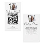 Black White College Fund QR Graduation