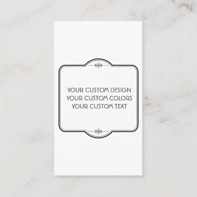 Carte D'accompagnement BLANK Votre création ici - (Devant)