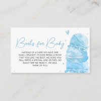 Bleu Voici les livres de Baby shower Scoop pour bé