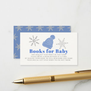 Carte D'accompagnement Blue Beanie Boy Baby shower Demande de réservation