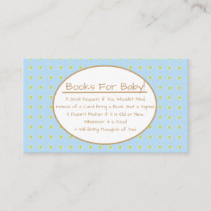 Carte D'accompagnement Blue Boy Bird Baby shower Demande de réservation I