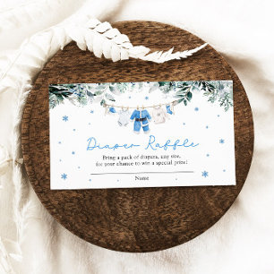 Carte D'accompagnement Blue Boy Christmas Père Noël Baby shower Déchets R