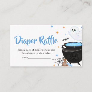Carte D'accompagnement Blue Ghost Halloween Baby est brasser Déchets Raff