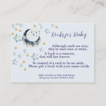 Blue Moon Stars Book for Baby Shower