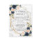 Blush Bleu Marine Détails Floraux Géométriques Mar