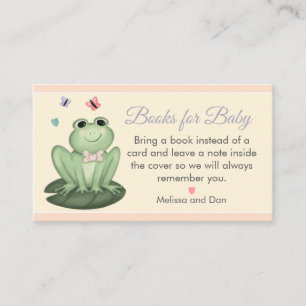 Carte D'accompagnement Blush Crémeux Fantaisiste Frose Fait pour Bébé Liv