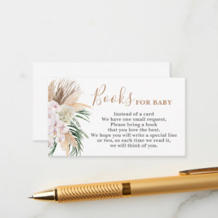 Carte D'accompagnement Boho chic Livres pour Baby Card