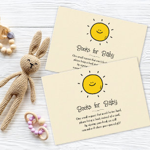 Carte D'accompagnement Boho Minimaliste Voici Le Baby shower Fils