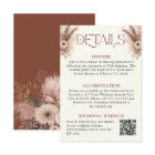 Boho Pampas Grass Terracotta Détails du Mariage