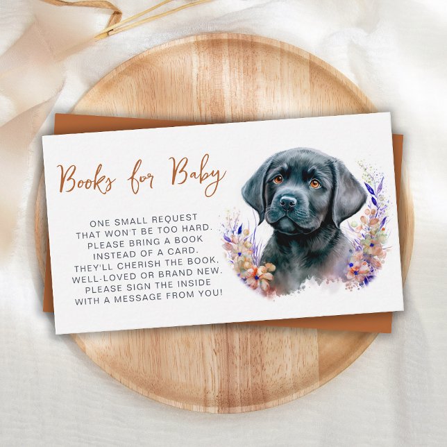 Carte D'accompagnement Boho Puppy Chien Terracotta Baby shower Demande de (Créateur téléchargé)