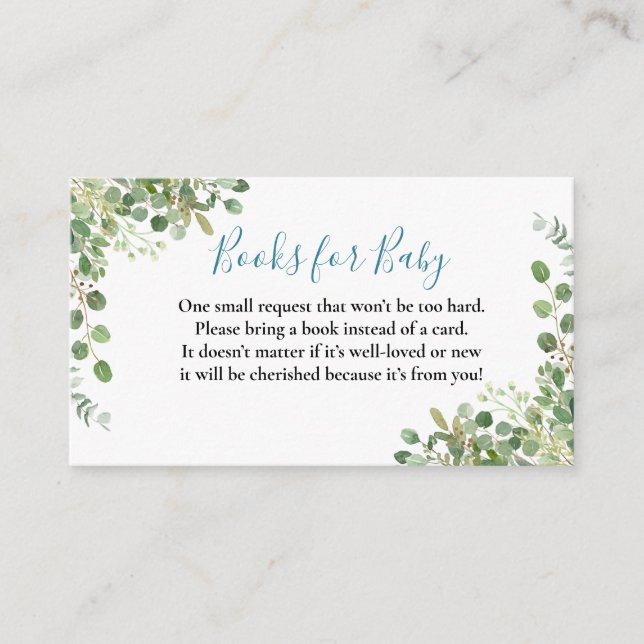 Carte D'accompagnement Bois Animaux Baby shower de camion bleu (Devant)