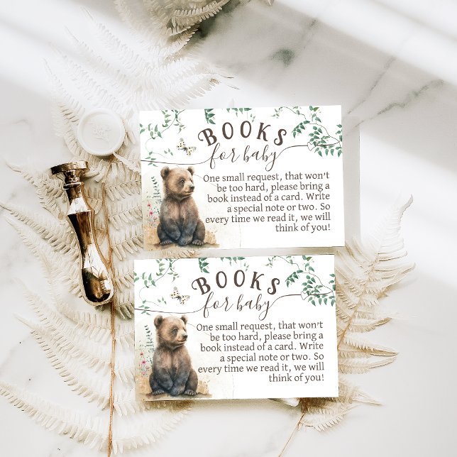 Carte D'accompagnement Bois animaux forêt verdure livre de douche (Créateur téléchargé)