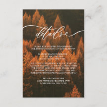 Bois d'Automne Minimaliste