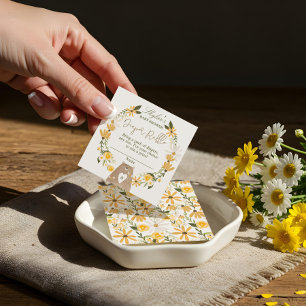 Carte D'accompagnement Boîtier à Baby shower d'ours et d'abeilles