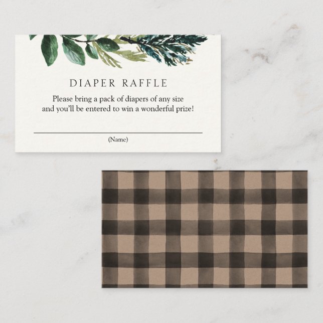 Carte D'accompagnement Boîtier à roulettes pour couches de verdure et de  (Devant / Derrière)