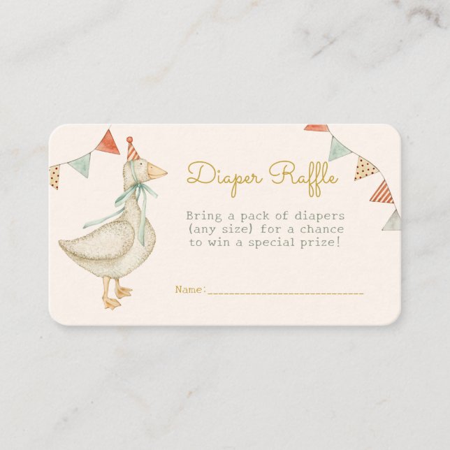 Carte D'accompagnement Bonjour Bébé Jouets de canard Baby shower Déchets  (Devant)