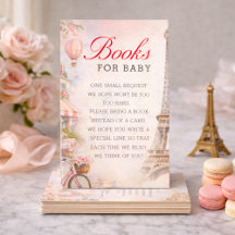 Bonjour Bébé Livres pour bébé shower Insert