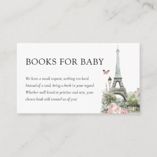 Carte D'accompagnement Bonjour Bébé Paris Baby showers français Livres