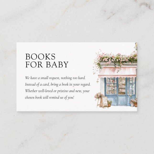Carte D'accompagnement Bonjour Bébé Paris Baby showers français Livres (Devant)