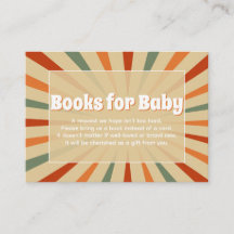 Bonjour Bébé Rétro Livres Vert Sauge Orange pour B