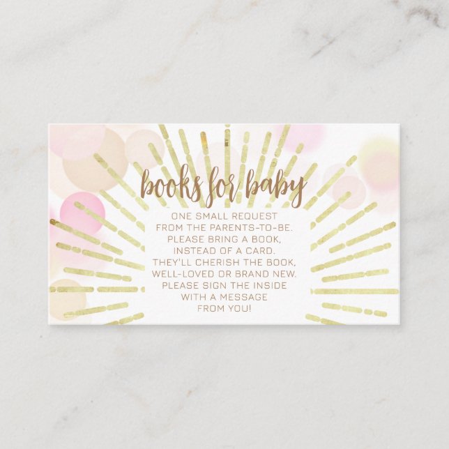 Carte D'accompagnement Bonjour Sunshine Boho Moderne Happy Baby Girl Douc (Devant)