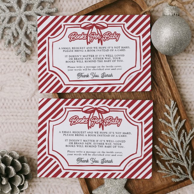 Carte D'accompagnement Books for Baby Card Insert  (Créateur téléchargé)