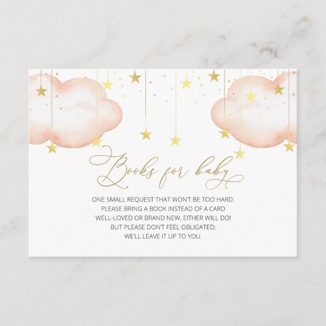 Carte D'accompagnement Boos pour Baby Insert, Twinkle Twinkle Little Star (Devant)