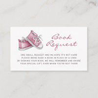 Booties rose Baby shower Demande de réservation