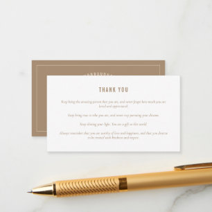 Carte D'accompagnement Bougie Beige Neutre Aimer Insérer une note pour le