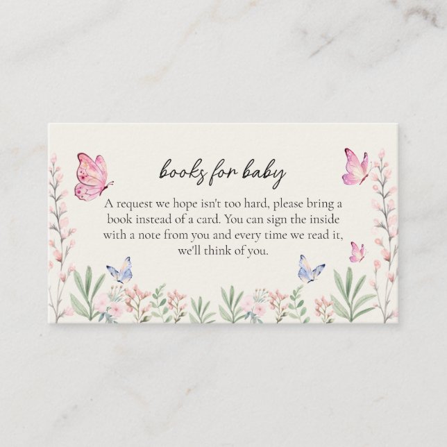 Carte D'accompagnement Bouteilles d'aquarelle Baby shower Livres pour béb (Devant)