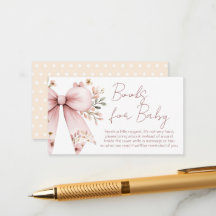 Bow rose Floral Girl Baby shower Livres Pour Bébé