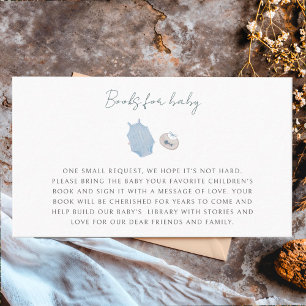 Carte D'accompagnement Boy Clothes Baby shower d'aquarelle livre pour béb