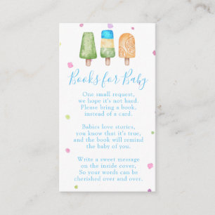 Carte D'accompagnement Boy Ready to Pop Summer Books for Baby shower