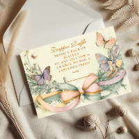 Brochure à papillon blanc