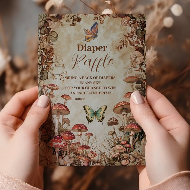 Carte D'accompagnement Brochure à papillon Raffin de diappeur naturel de  (Créateur téléchargé)