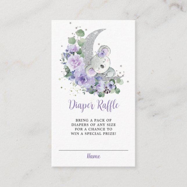 Carte D'accompagnement Brochure de Baby shower de la fleur de fleurs viol (Devant)