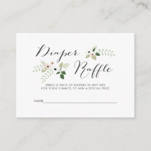 Carte D'accompagnement Brochure de fleurs de pré, insertion d'invitation