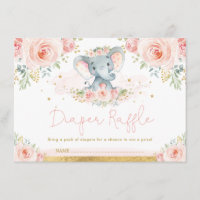 Brosse Gold Elephant Baby Girl Douche Diaper Raffl