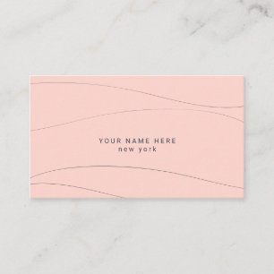 Carte D'accompagnement Budget personnalisé Vagues Abstraites modernes Car