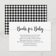 Buffalo Plaid Apporte Un Baby shower De Livre