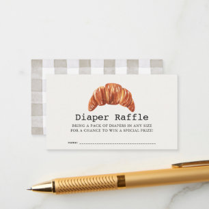Carte D'accompagnement Bun dans les pâtisseries four Billet de rabat au p