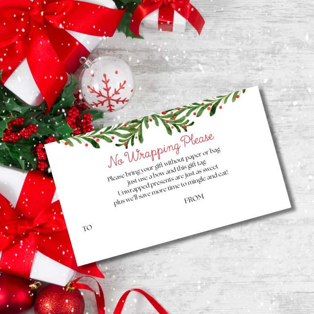 Carte D'accompagnement Bundle Joy Christmas Baby shower No Wrapping (Créateur téléchargé)