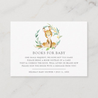 Carte D'accompagnement Bush Baby Kangaroo Baby shower Book