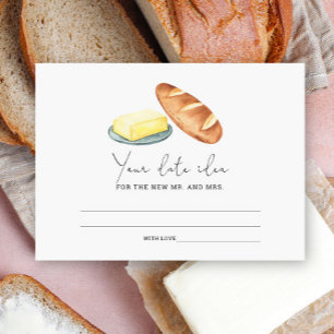 Carte D'accompagnement Butter Together - Idées de soirée en amoureux \ Po
