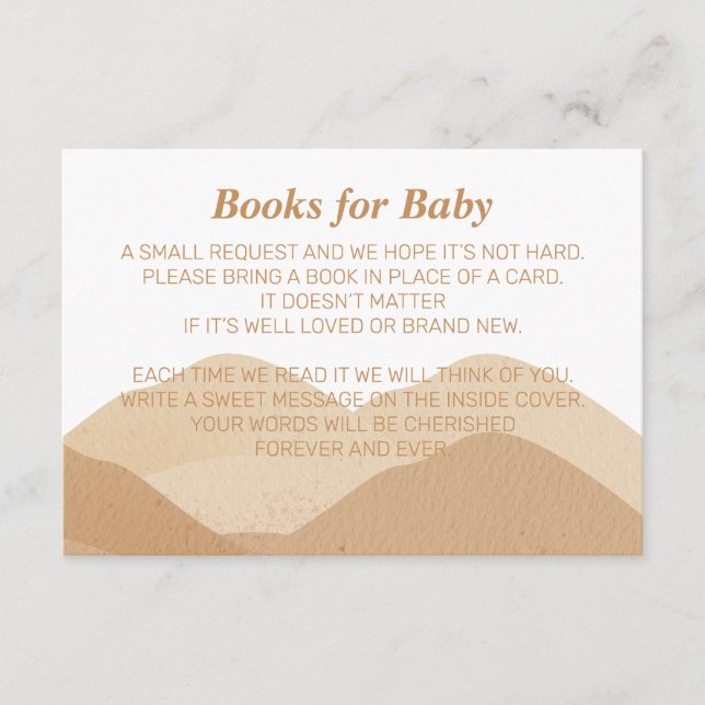 Carte D'accompagnement Cactus Desert Arizona Southwestern Livres pour béb (Devant)