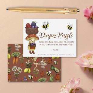 Carte D'accompagnement Cadeau de Bébé Petite Pousse Fête de Naissance Tir